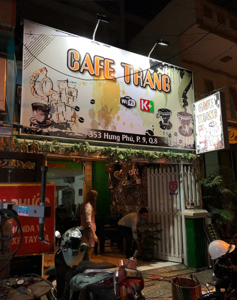 BẢNG COFFEE TRANG