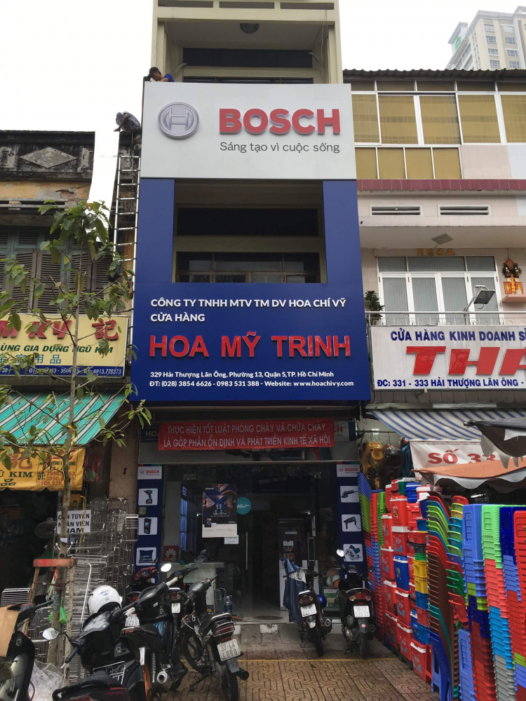 CÔNG TRÌNH ĐẠI LÝ BOSCH  HOA MỸ TRINH