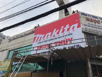 CÔNG TRÌNH BẢNG HIỆU MAKITA NGỌC THỦY