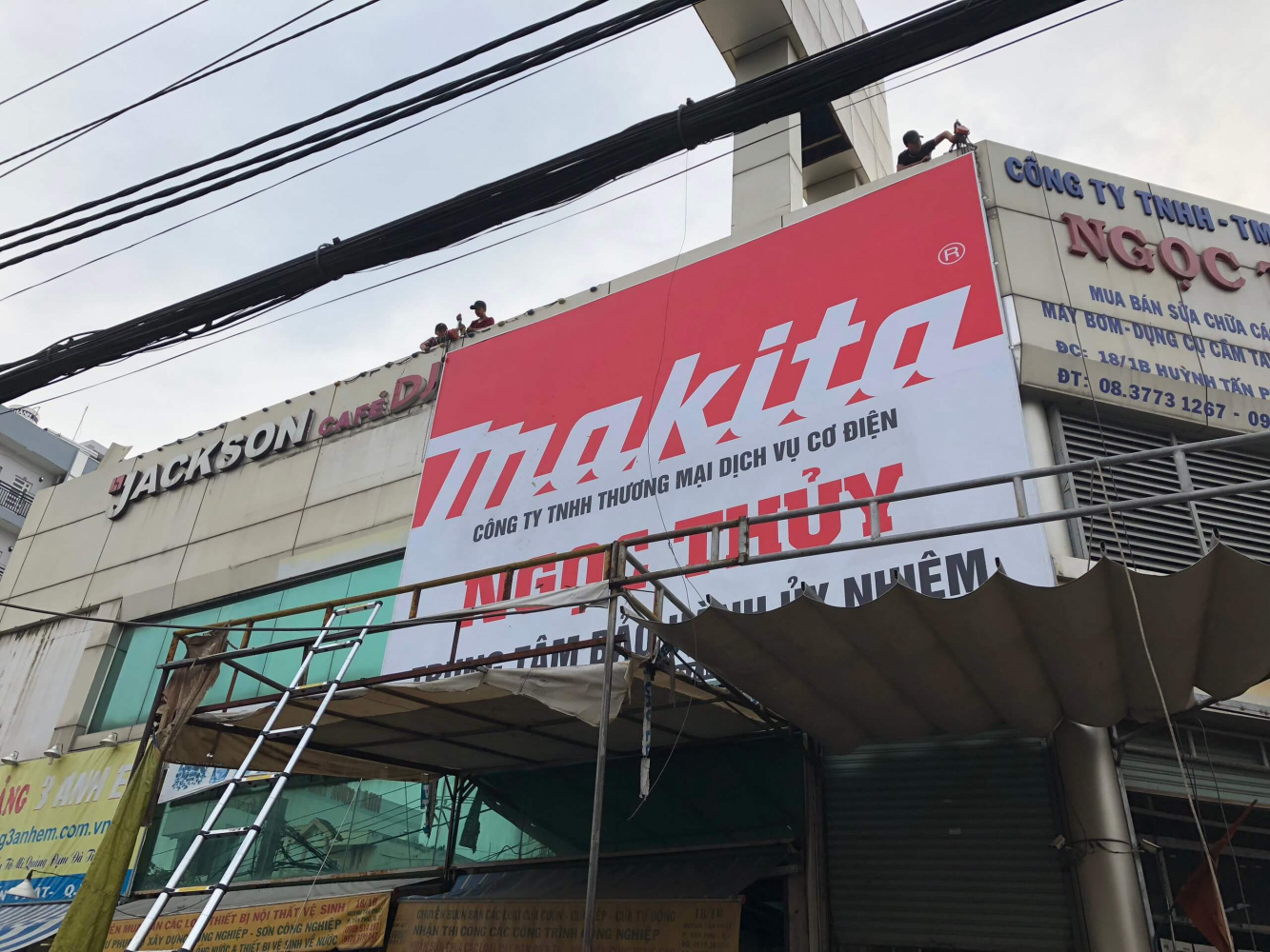 CÔNG TRÌNH BẢNG HIỆU MAKITA NGỌC THỦY